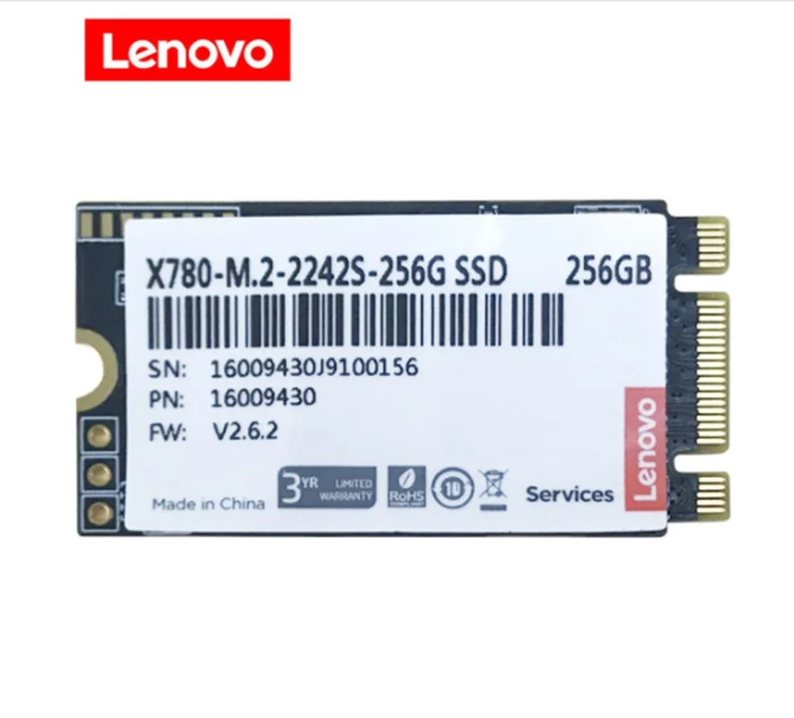 Lenovo m.2 2242 256G NGFF твердотельный накопитель X780 NVME 256G|Комплектующие для ремонта