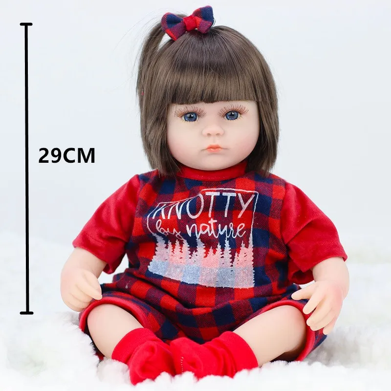 JULY'S SONG 42CM Baby Reborn Dolls Vinyl Toys For Girls Realistic Baby Doll Lifelike Soft Toddler Reborn Bebe Reborn Realista
JULY'S SONG 42CM Baby Reborn Dolls Vinyl Toys For Girls Realistic Baby Doll Lifelike Soft Toddler Reborn Bebe Reborn Realista