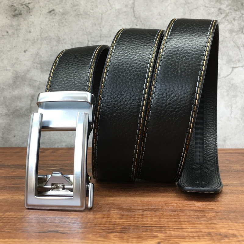 New Fashion 2021 Men's Genuine Leather Leisure Belt Business Suit High Quality Belt Simple and Generous Automatic Buckle Belt Cc
New Fashion 2021 Men's Genuine Leather Leisure Belt Business Suit High Quality Belt Simple and Generous Automatic Buckle Belt Cc