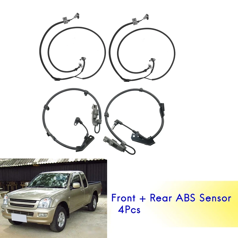 Комплект (4 шт.) передний задний датчик скорости колес ABS для Isuzu D-Max / Rodeo 2.5TD / 3.0TD TFS77/TFS86/TFS85 2003 +
Комплект (4 шт.) передний задний датчик скорости колес ABS для Isuzu D-Max / Rodeo 2.5TD / 3.0TD TFS77/TFS86/TFS85 2003 +