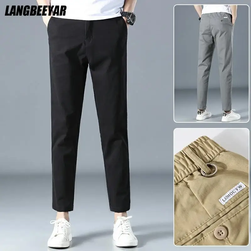 Top Quality New Brand Casual Fashion Streetwear Pants For Men 96% Cotton Korean Youn Trousers Mens Clothes 2021
Top Quality New Brand Casual Fashion Streetwear Pants For Men 96% Cotton Korean Youn Trousers Mens Clothes 2021