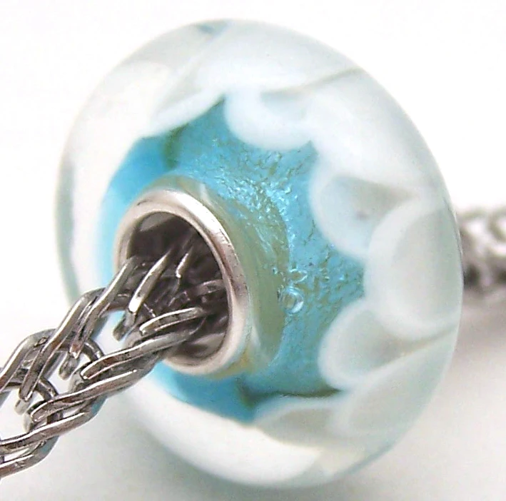 PJG3095 100% S925 Sterling Silver Murano Glass Beads Diy Jewelry Lampwork Fit European Charms Bracelet
PJG3095 100% S925 Sterling Silver Murano Glass Beads Diy Jewelry Lampwork Fit European Charms Bracelet