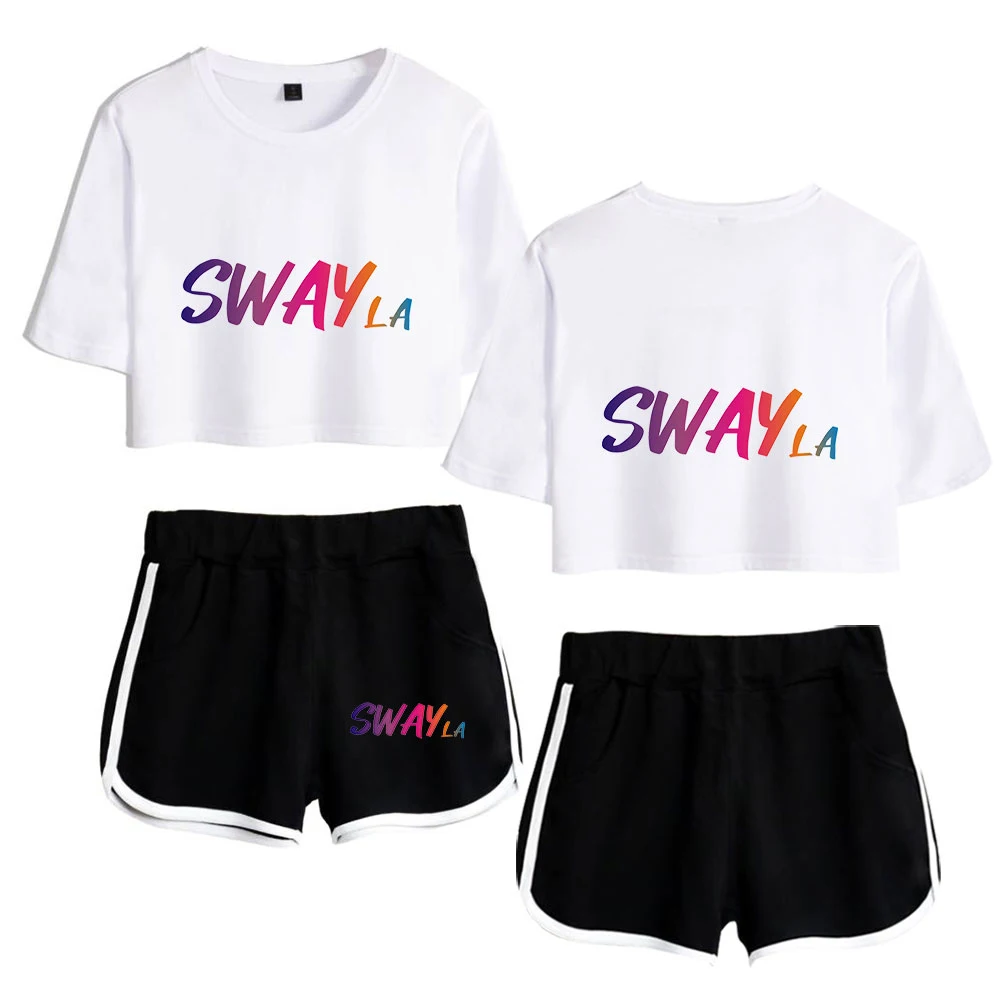 Social Platforms Sway House Logo Internet celebrity 2D Print Women Two Piece Set Shorts+lovely T-shirt Hot Sale Clothes 
Social Platforms Sway House Logo Internet celebrity 2D Print Women Two Piece Set Shorts+lovely T-shirt Hot Sale Clothes