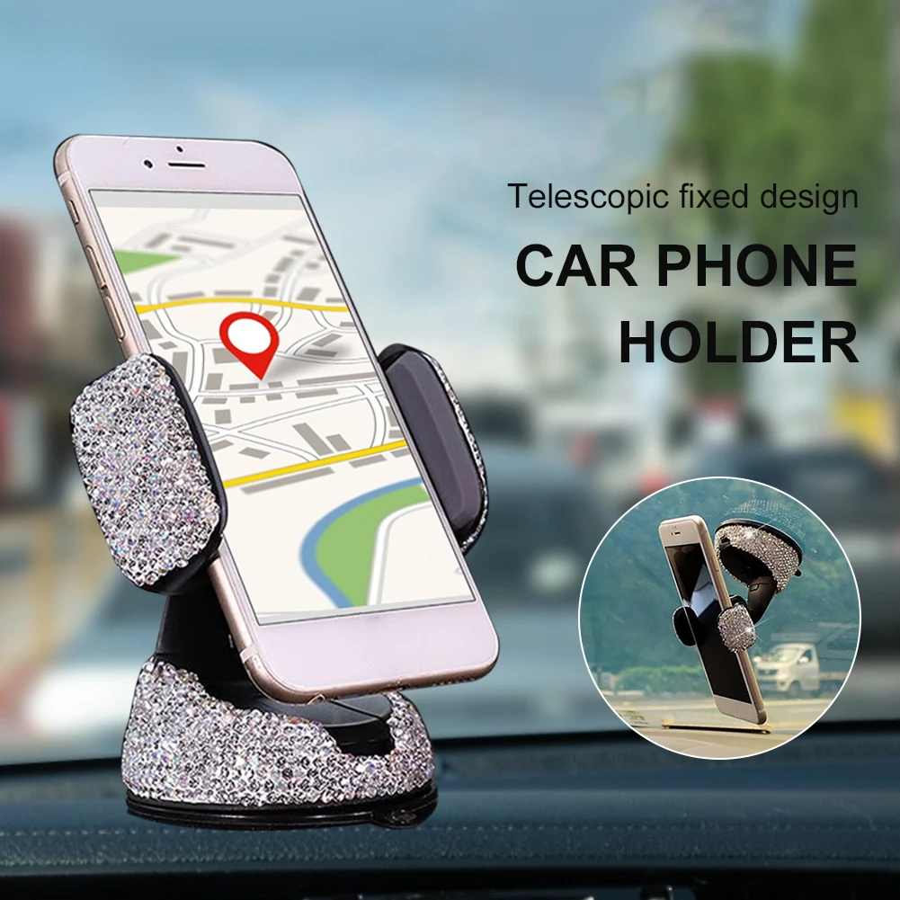 3 in 1 Bing Bling Car Phone Holder 360° Rotating for Dashboard Windshield Air Vents Crystal Phone Bracket Interior Accessories
3 in 1 Bing Bling Car Phone Holder 360° Rotating for Dashboard Windshield Air Vents Crystal Phone Bracket Interior Accessories