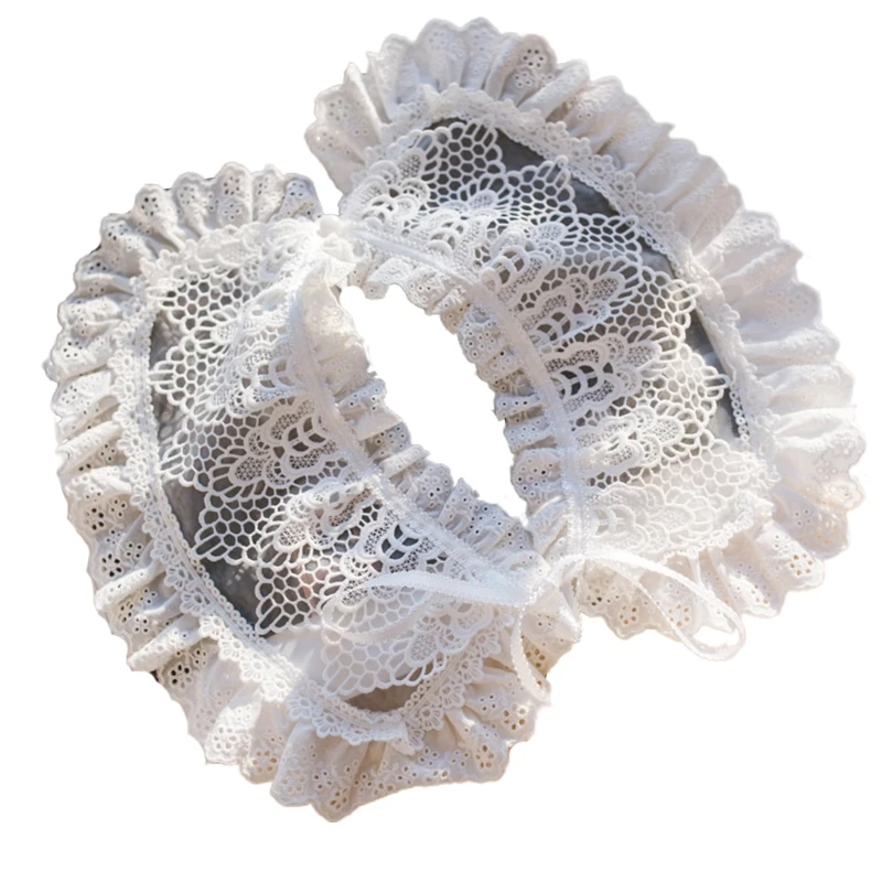 Women Embroidery Lace Fake Collar Ruffled Bowknot Decorative Shawl Wrap Necklace 50PF 
Women Embroidery Lace Fake Collar Ruffled Bowknot Decorative Shawl Wrap Necklace 50PF
