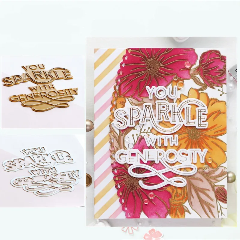 CYOU SPARKLE Metal Cutting Dies and HOT FOIL for DIY Scrapbooking Stamp/photo album Decorative Embossing DIY Paper Cards
CYOU SPARKLE Metal Cutting Dies and HOT FOIL for DIY Scrapbooking Stamp/photo album Decorative Embossing DIY Paper Cards