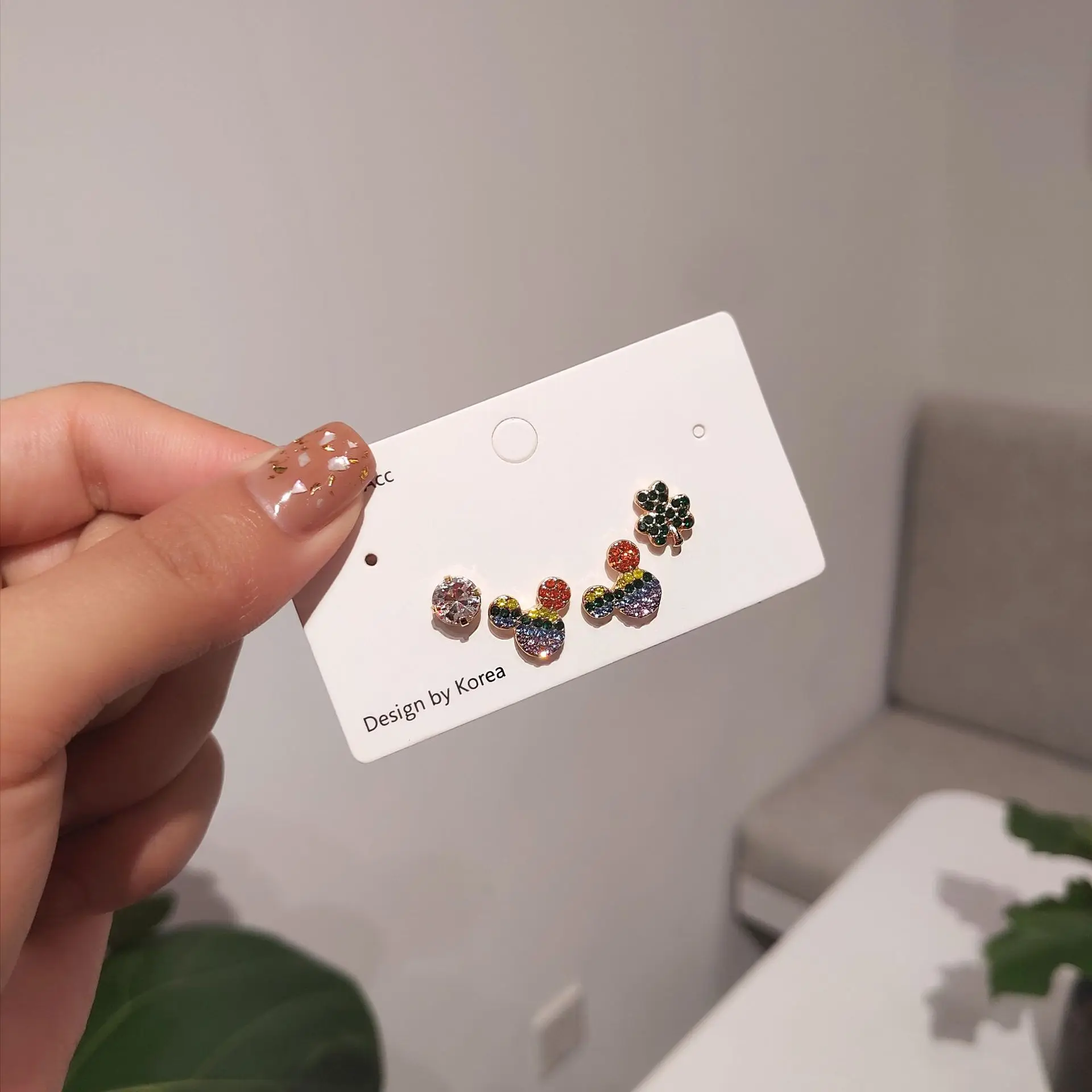 Crystal Earrings Set Stud Cute Mouse Leaf Anime Jewelry For Women 2022 New Trendy Cartoon Gifts Lovely Accessories Wholesale
Crystal Earrings Set Stud Cute Mouse Leaf Anime Jewelry For Women 2022 New Trendy Cartoon Gifts Lovely Accessories Wholesale