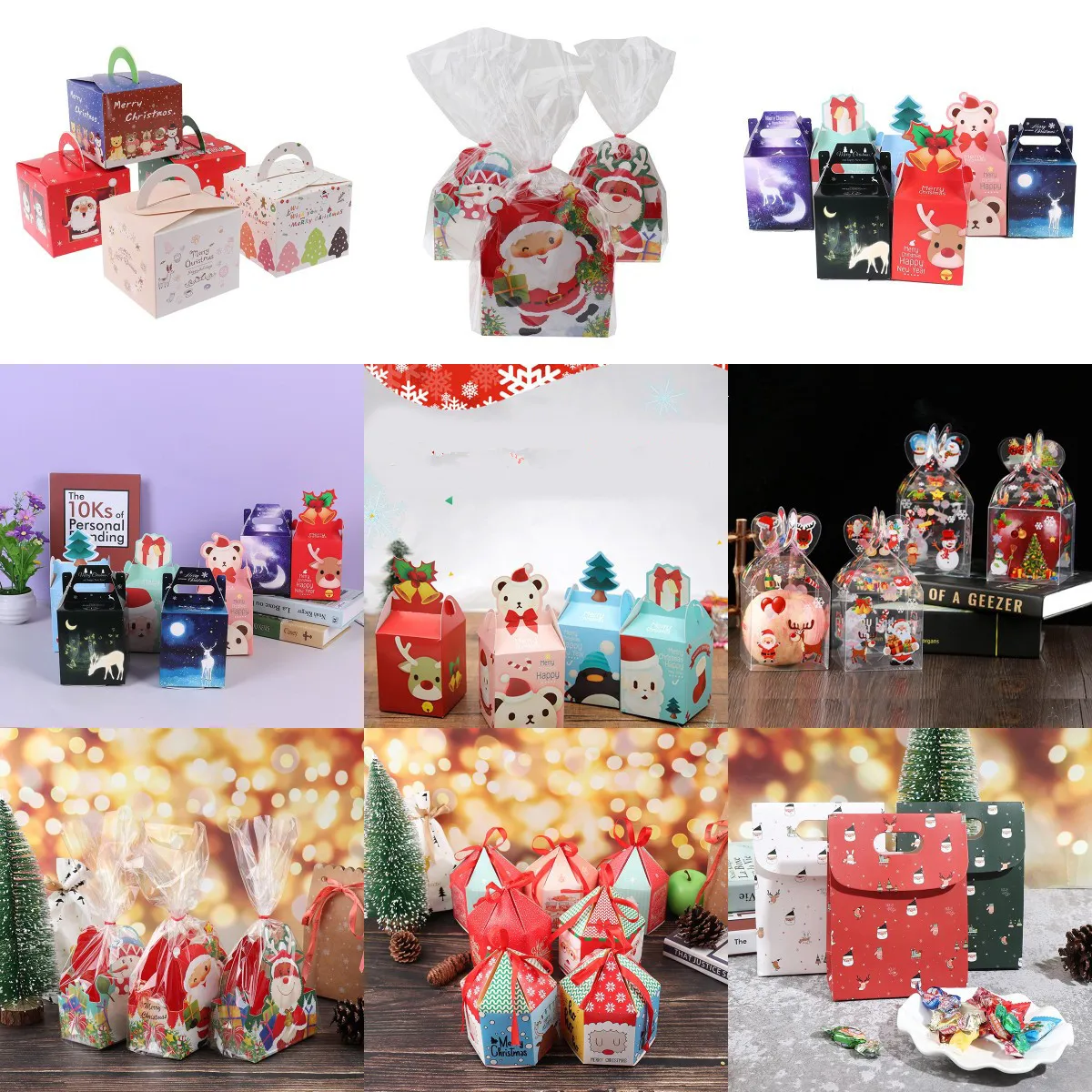 10pcs Deer Snowman Candy Gift Bags Merry Christmas Guests Packaging Boxes Christmas Party Gift Decor Hand Bag Pack Boxes
10pcs Deer Snowman Candy Gift Bags Merry Christmas Guests Packaging Boxes Christmas Party Gift Decor Hand Bag Pack Boxes
