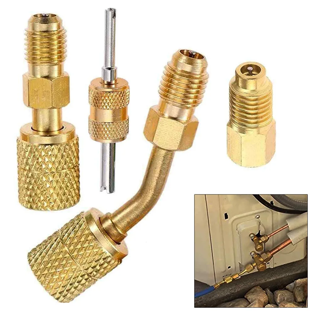 R410A Swivel Adapter Charging Vacuum Port Adapter Brass Converter R134a Adapter For Air Conditioner
R410A Swivel Adapter Charging Vacuum Port Adapter Brass Converter R134a Adapter For Air Conditioner
