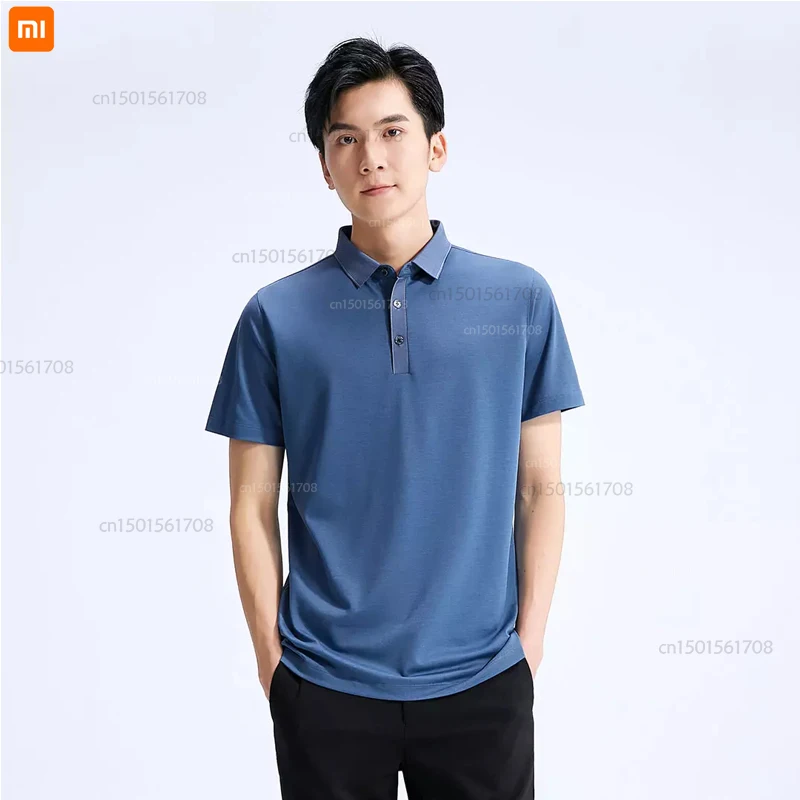 Мужская рубашка-поло xiaomi из шелка тутового шелкопряда с отложным воротником и короткими рукавами 
Мужская рубашка-поло xiaomi из шелка тутового шелкопряда с отложным воротником и короткими рукавами