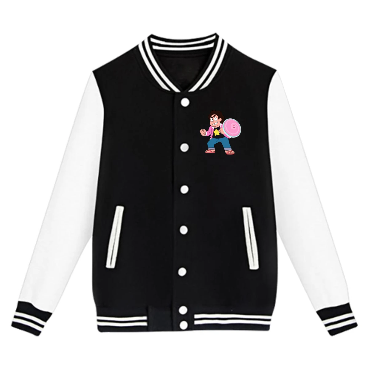 Steven Universe Anime Teen Fashion Casual Sport Loose Baseball Uniform Jacket Street Hip Hop Jackets for Kids Boys Girls
Steven Universe Anime Teen Fashion Casual Sport Loose Baseball Uniform Jacket Street Hip Hop Jackets for Kids Boys Girls