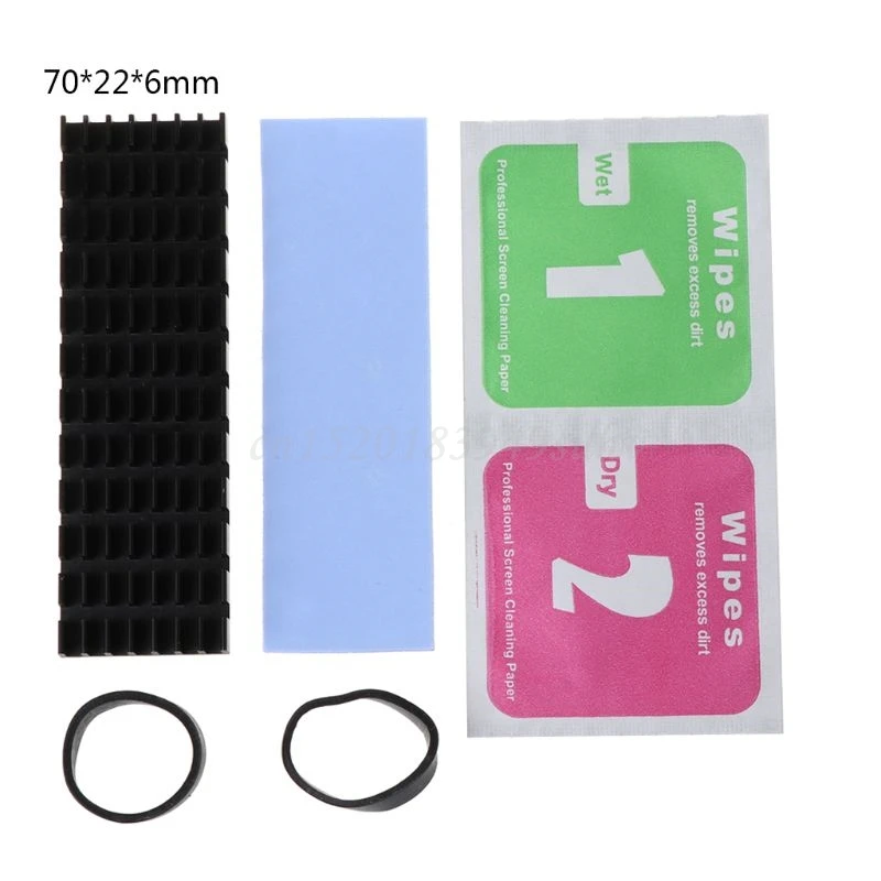 Heatsink Heat Dissipation Radiator M.2 NG-FF Cooling Heat Sink Heat Thermal Pads for M.2 NG-FF 2280 PCI-E NVME SSD
Heatsink Heat Dissipation Radiator M.2 NG-FF Cooling Heat Sink Heat Thermal Pads for M.2 NG-FF 2280 PCI-E NVME SSD