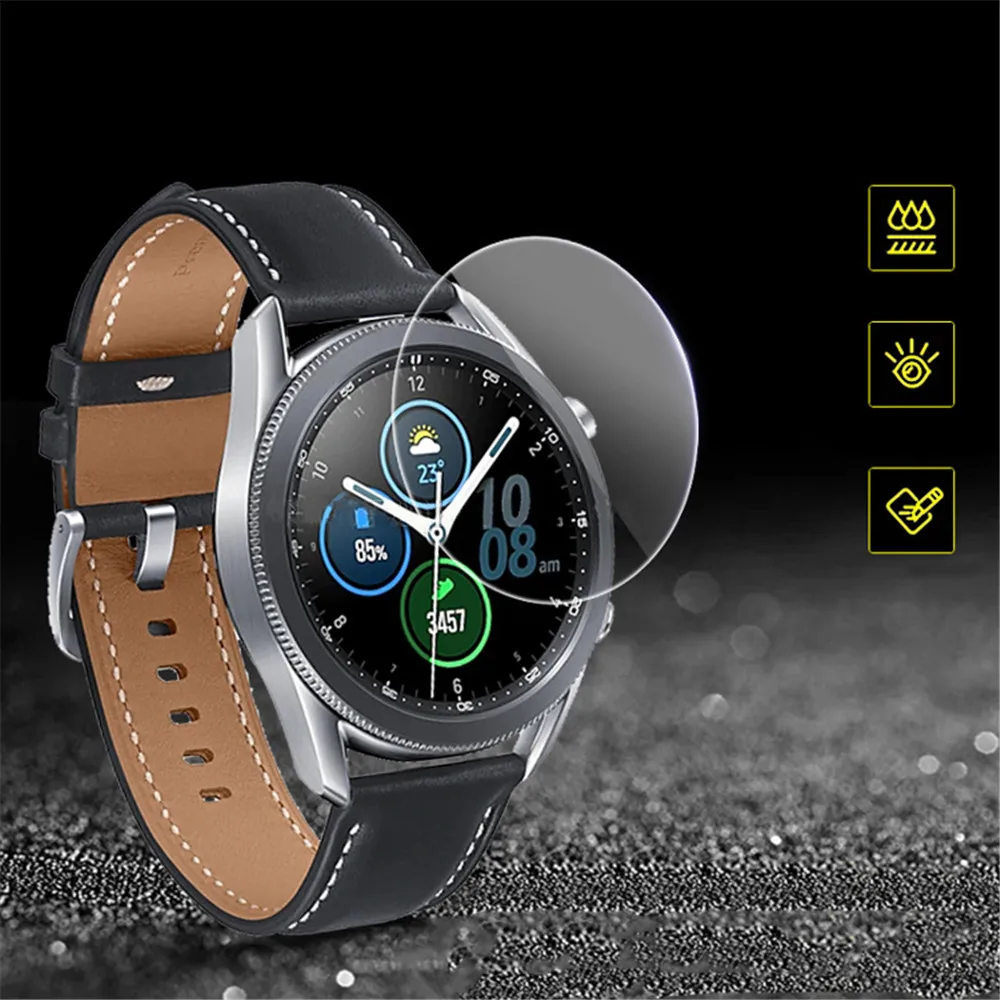 High Clear 41/45m Tempered Glass Film Screen Protector for Samsung Galaxy Watch3 R840 Watch Accessories
High Clear 41/45m Tempered Glass Film Screen Protector for Samsung Galaxy Watch3 R840 Watch Accessories
