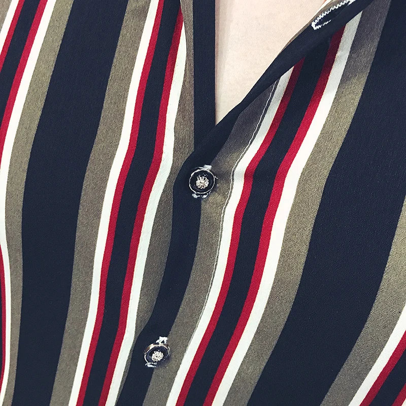 2020 New Men's Striped Shirt Casual Slim Fit Short Sleeve Shirts Men Dress Streetwear Men Clothes Camisas Hombre Plus Size S-5XL
2020 New Men's Striped Shirt Casual Slim Fit Short Sleeve Shirts Men Dress Streetwear Men Clothes Camisas Hombre Plus Size S-5XL