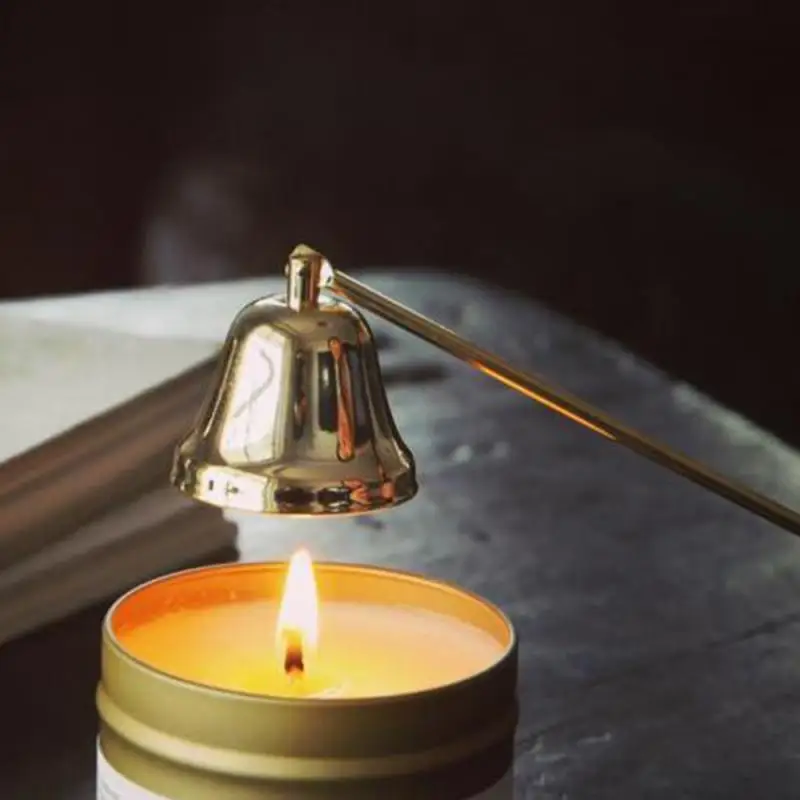 Stainless Steel Smokeless Candle Wick Bell Snuffer Home Hand Put Off Tool Kit Candle Accessories Home Decoration
Stainless Steel Smokeless Candle Wick Bell Snuffer Home Hand Put Off Tool Kit Candle Accessories Home Decoration