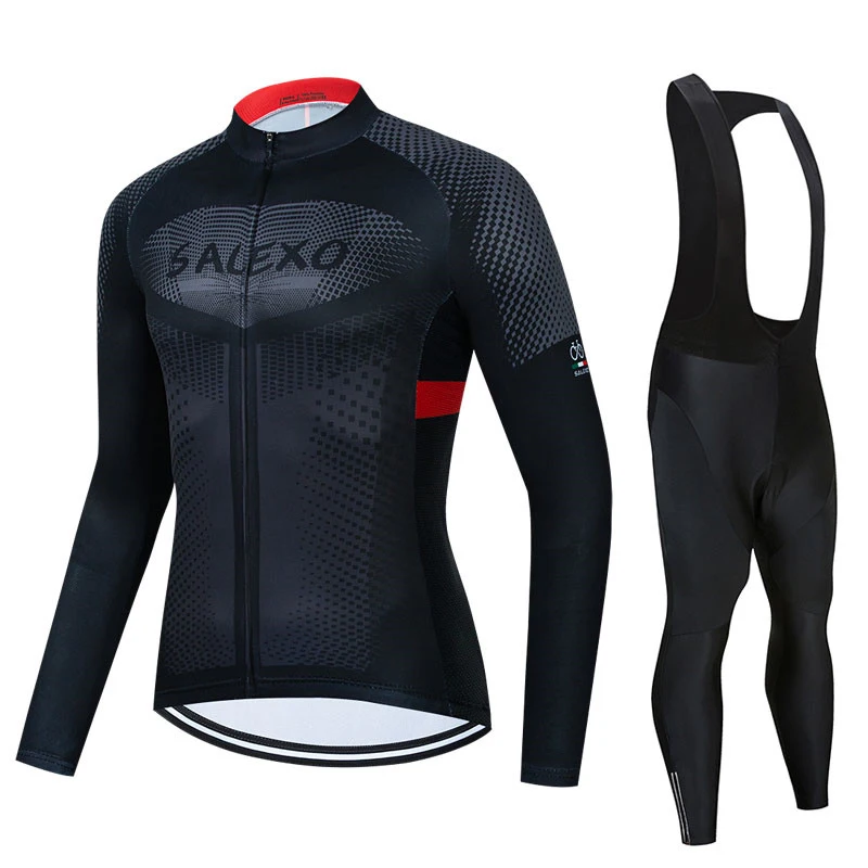 Spring Autumn Cycling Jersey Set 2022 Men Long Sleeve Jersey Suit Breathable Riding Bike MTB Cycling Clothing Bib Pants Set
Spring Autumn Cycling Jersey Set 2022 Men Long Sleeve Jersey Suit Breathable Riding Bike MTB Cycling Clothing Bib Pants Set