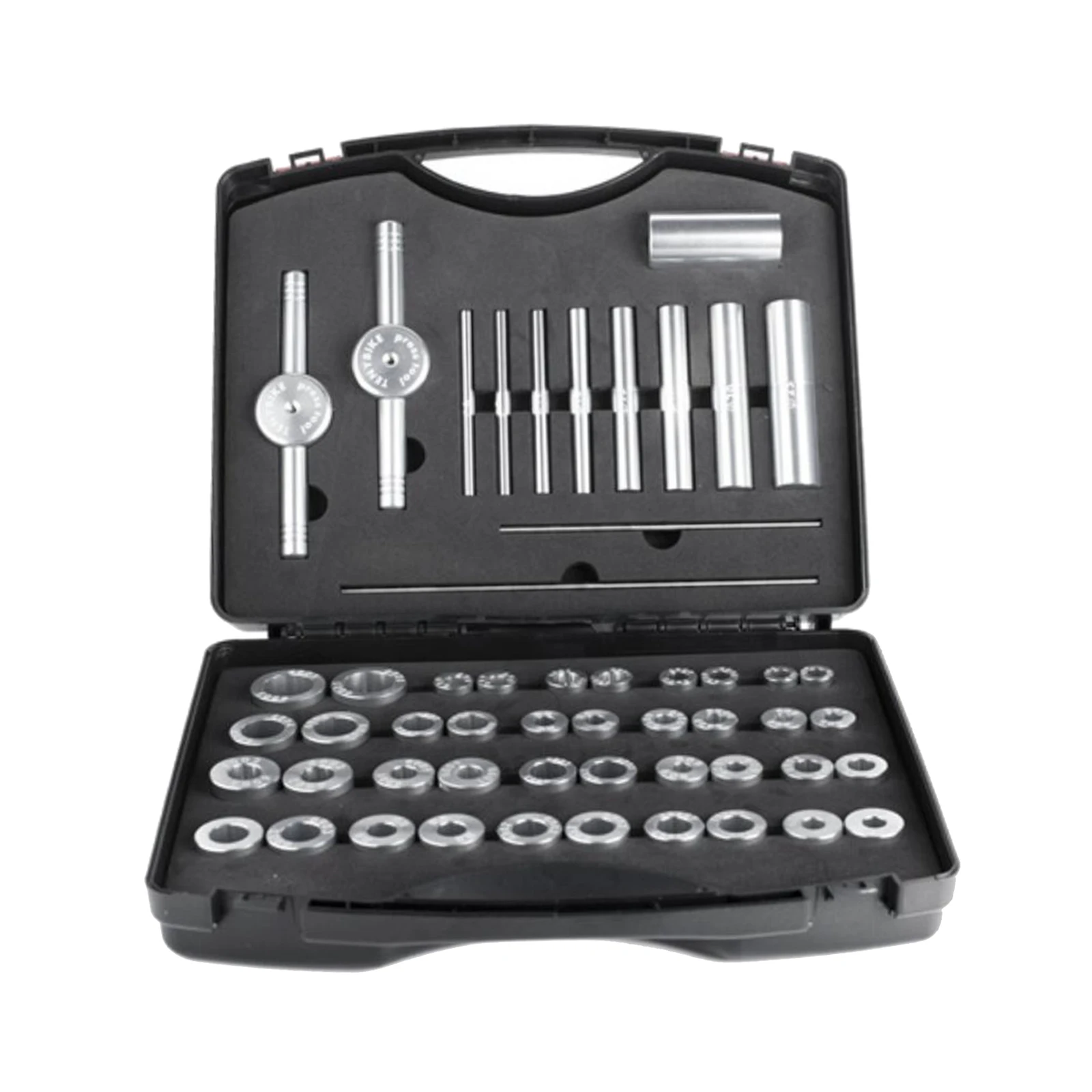 Bike Bearing Installer Bicycle Bearing Press Kit Tool with Case Bottom Bracket Frame Wheel Hub Bearing Mount Installation
Bike Bearing Installer Bicycle Bearing Press Kit Tool with Case Bottom Bracket Frame Wheel Hub Bearing Mount Installation