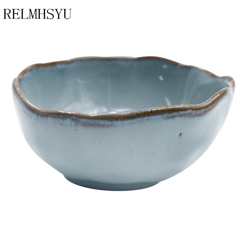1PC RELMHSYU Japanese Style Ceramic Kiln Glazed 2Color Rice Bowl Restaurant Blue Small Dinner Bowl Household
1PC RELMHSYU Japanese Style Ceramic Kiln Glazed 2Color Rice Bowl Restaurant Blue Small Dinner Bowl Household
