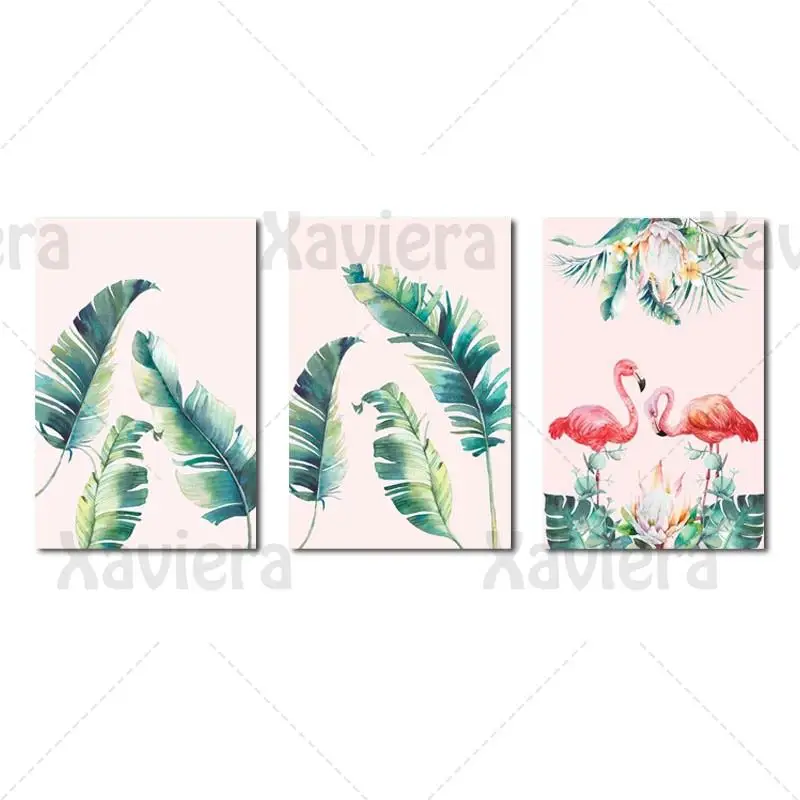 Wall Art Decoration Painting Nordic Tropical Plants & Flamingo Canvas Poster Natural Scenery for Living Room Bedroom Home Decor
Wall Art Decoration Painting Nordic Tropical Plants & Flamingo Canvas Poster Natural Scenery for Living Room Bedroom Home Decor
