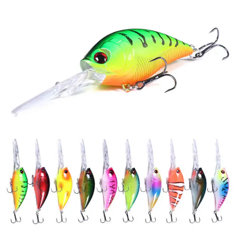 10Pcs Sinking Minnow Fishing Lure 12.5cm 20.5g 6# Hook Hard Artificial Bait 3D Eyes Fishing Wobblers Crankbait Minnows
10Pcs Sinking Minnow Fishing Lure 12.5cm 20.5g 6# Hook Hard Artificial Bait 3D Eyes Fishing Wobblers Crankbait Minnows