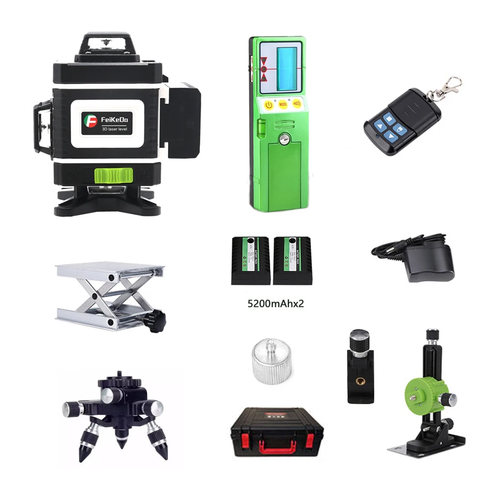16 Line 4D laser level 360 Vertical And Horizontal Laser Level Self-leveling Cross Line 4D Laser Level with outdoor Receiver
16 Line 4D laser level 360 Vertical And Horizontal Laser Level Self-leveling Cross Line 4D Laser Level with outdoor Receiver