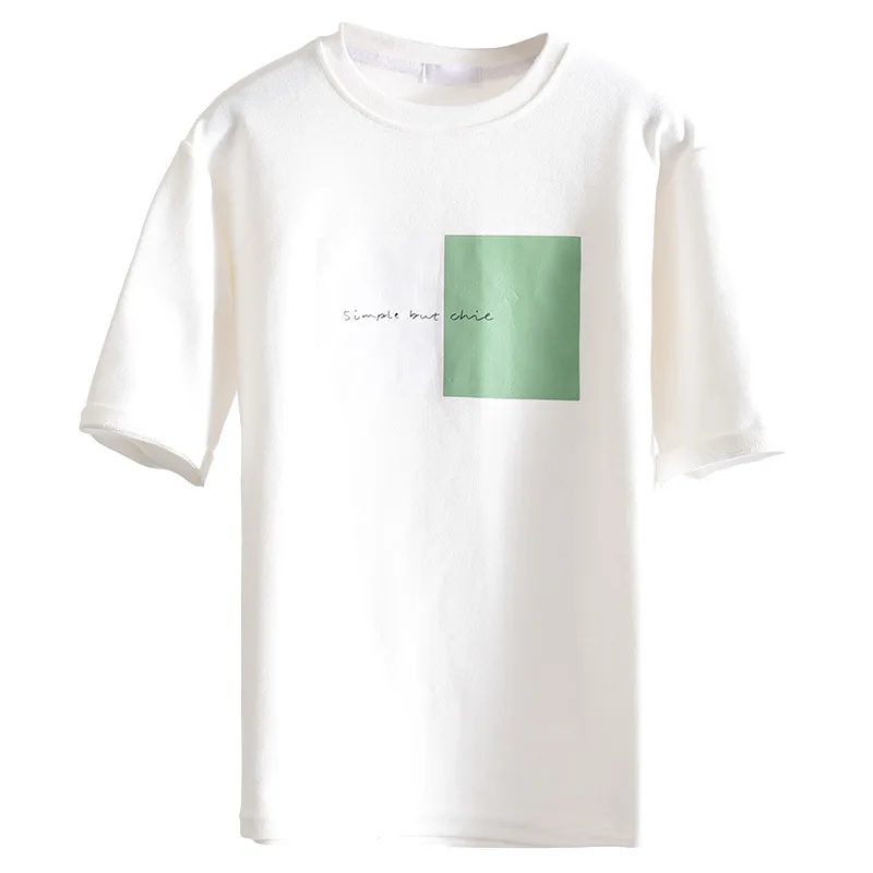 Plus Size Women's Top Cotton T Shirt Creative Women T-shirt Graphic Square Letter Funny Print Harajuku T Shirt Summer Black Tops
Plus Size Women's Top Cotton T Shirt Creative Women T-shirt Graphic Square Letter Funny Print Harajuku T Shirt Summer Black Tops