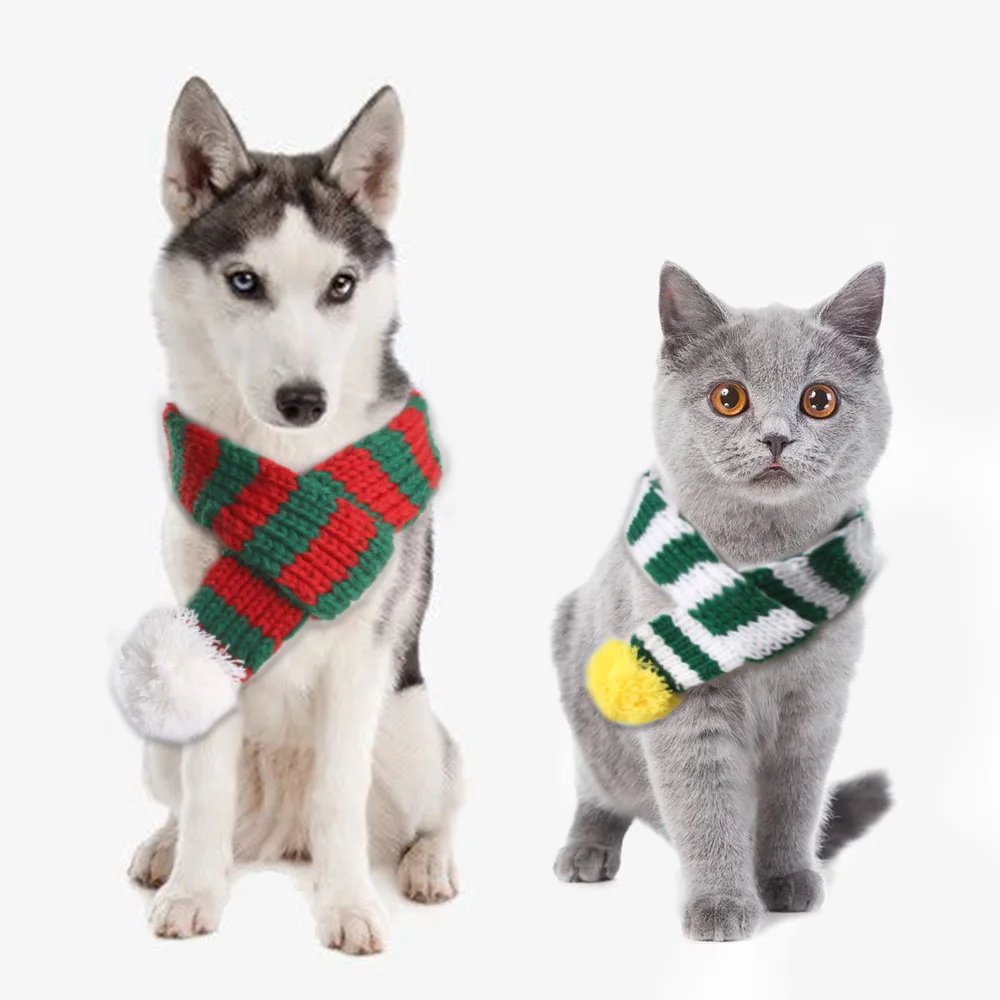 Pet Fashion Christmas Knit Scarf Cat Dog Scarf Accessories Winter Warm Pet Supplies Red Gray Green Creative Bib Dog Accessories
Pet Fashion Christmas Knit Scarf Cat Dog Scarf Accessories Winter Warm Pet Supplies Red Gray Green Creative Bib Dog Accessories