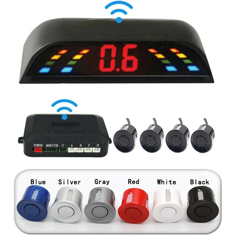 Car Auto Parktronic Kit LED Parking Radar With 4 Parking Sensors Backup Car Parking Radar Monitor Detector System WarningDisplay
Car Auto Parktronic Kit LED Parking Radar With 4 Parking Sensors Backup Car Parking Radar Monitor Detector System WarningDisplay