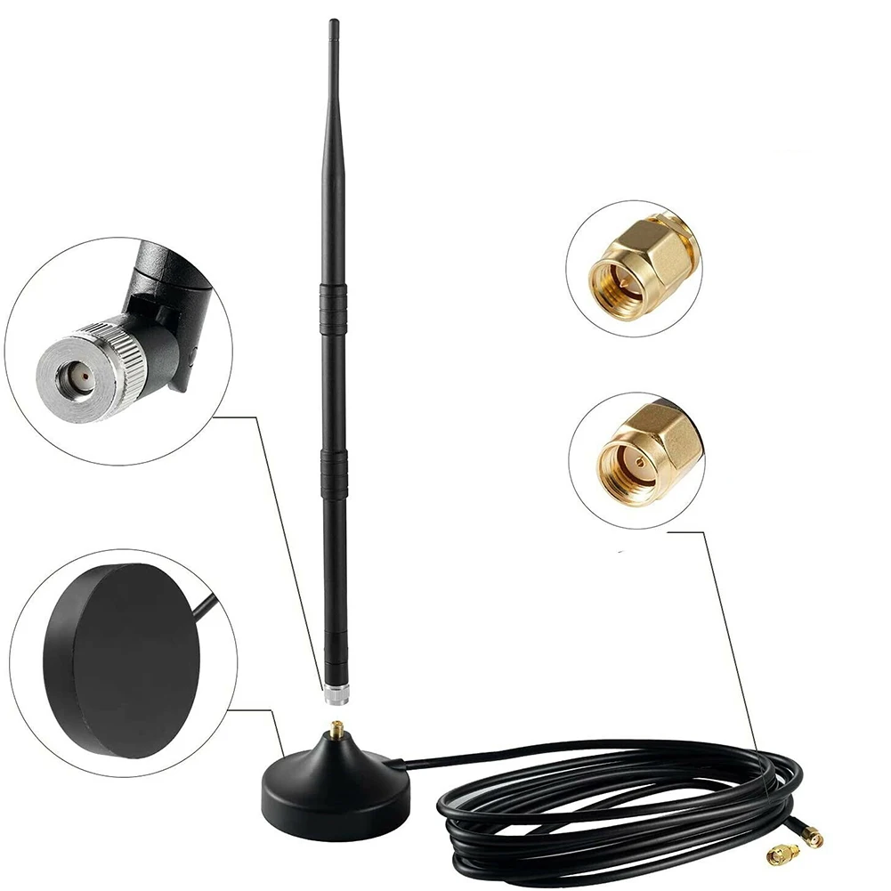 42CM Antenna Kit Helium Hotspot Miner 8dBi Indoor Antenna & Magnet Base For RAK Nebra Bobcat SMA Female To RP-SMA Male Adapter
42CM Antenna Kit Helium Hotspot Miner 8dBi Indoor Antenna & Magnet Base For RAK Nebra Bobcat SMA Female To RP-SMA Male Adapter