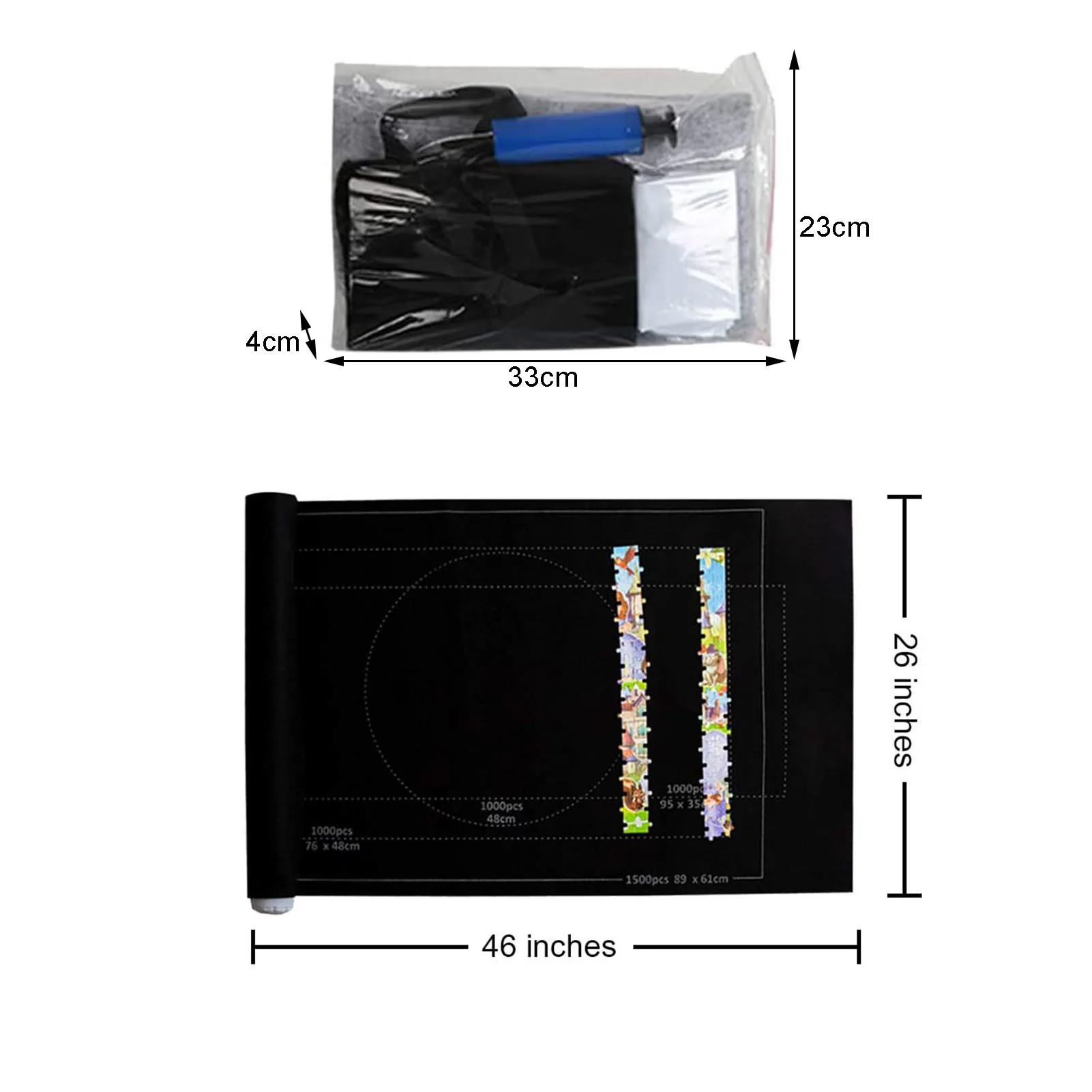 Jigsaw Puzzle Roll Mat Jigsaw Blanket Storage Anti-skid Felt Mat Puzzles Blanket Jigroll Up To 1,500 Pieces
Jigsaw Puzzle Roll Mat Jigsaw Blanket Storage Anti-skid Felt Mat Puzzles Blanket Jigroll Up To 1,500 Pieces