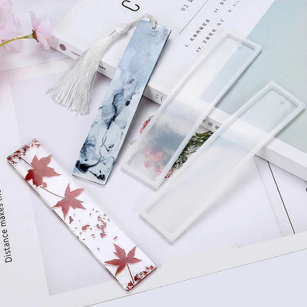 1pc Rectangle Silicone Bookmark Resin Mold DIY Bookmark Mold Making Epoxy Resin Jewelry DIY Craft Silicone Transparent Mold
1pc Rectangle Silicone Bookmark Resin Mold DIY Bookmark Mold Making Epoxy Resin Jewelry DIY Craft Silicone Transparent Mold