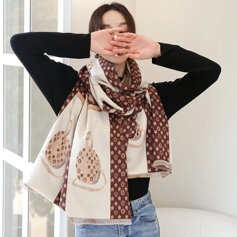 Женская кашемировая шаль двойного назначения, длинное одеяло из пашмины с запахом, имитация кашемира, зимняя шаль
Женская кашемировая шаль двойного назначения, длинное одеяло из пашмины с запахом, имитация кашемира, зимняя шаль