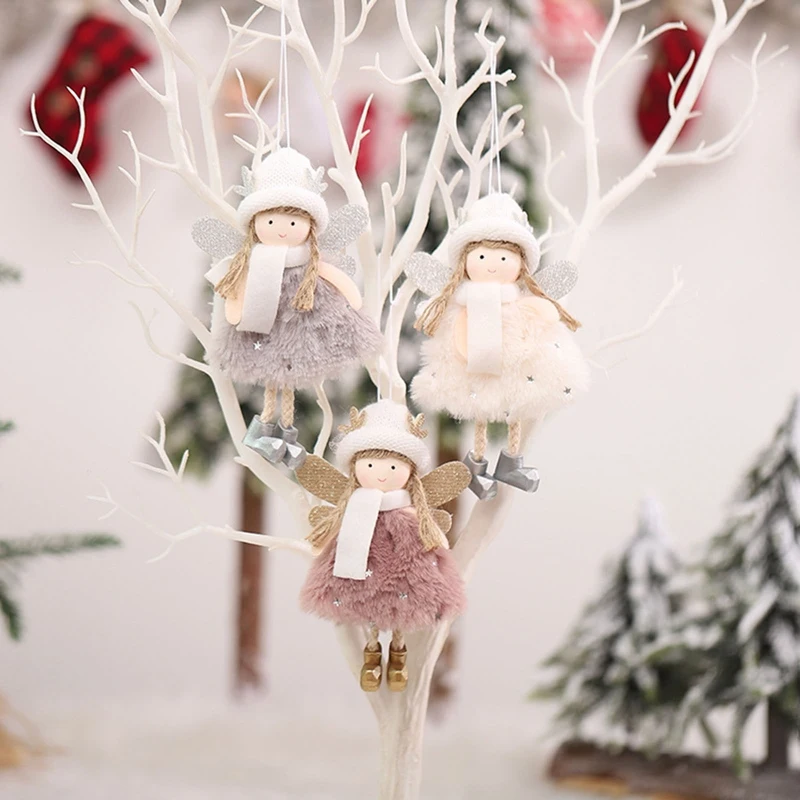 Cute Fairy Angel Plush Doll Pendant Christma Tree Decoration Mini Cartoon Elk Girl Toy Christma Hanging Ornaments Xmas Gifts
Cute Fairy Angel Plush Doll Pendant Christma Tree Decoration Mini Cartoon Elk Girl Toy Christma Hanging Ornaments Xmas Gifts