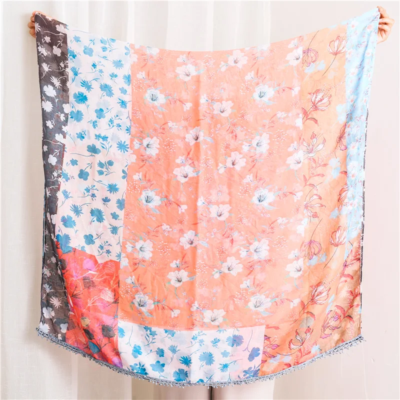 2020 Fashion Autumn and winter Women beach Multicolor Print Shawl Cotton and linen blanket scarf lady Tassels Seaside silk Scarf
2020 Fashion Autumn and winter Women beach Multicolor Print Shawl Cotton and linen blanket scarf lady Tassels Seaside silk Scarf