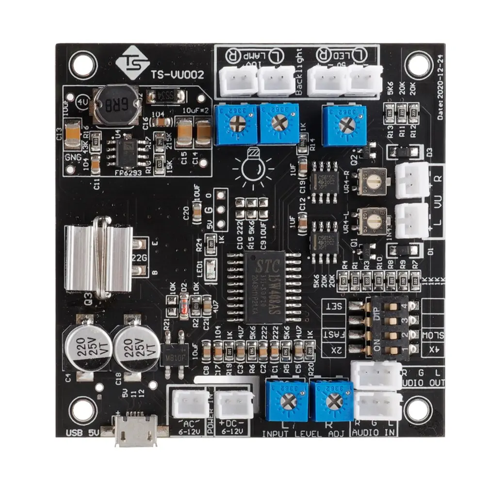 Audio Power Meter Vu Level Meter Db Power Amplifier With Adjustable Backlight Driver Board Amplifier
Audio Power Meter Vu Level Meter Db Power Amplifier With Adjustable Backlight Driver Board Amplifier