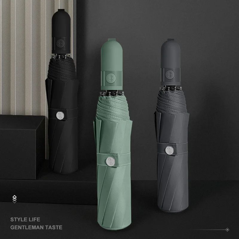 Black Coating Automatic Folding Umbrella Windproof Wind Resistant Outdoor Umbrella Automatic Paraguas Household Products JJ60YS
Black Coating Automatic Folding Umbrella Windproof Wind Resistant Outdoor Umbrella Automatic Paraguas Household Products JJ60YS