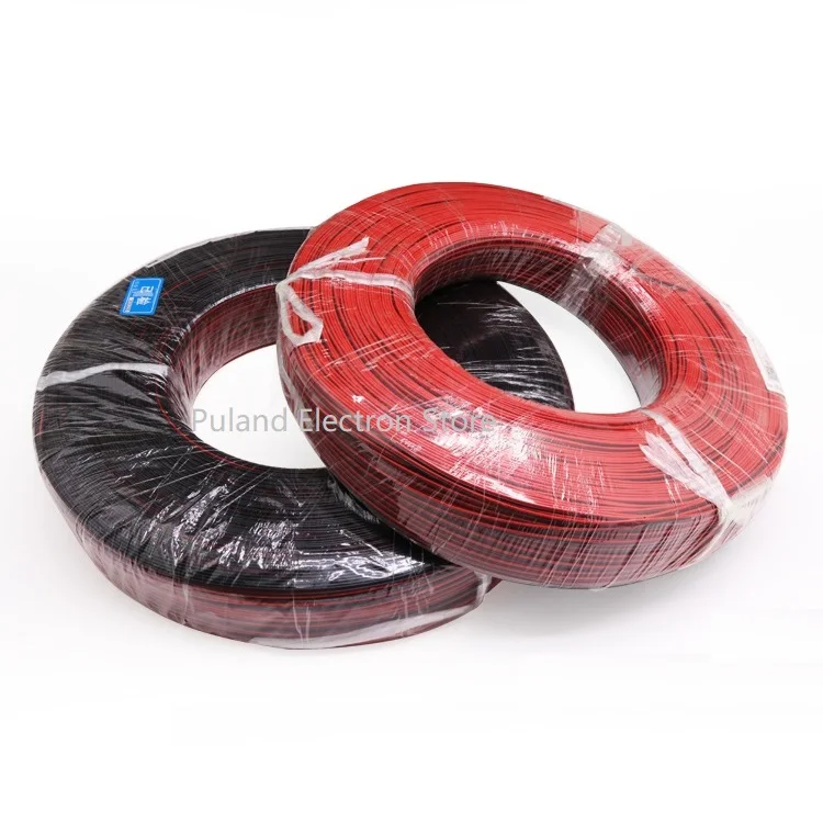 UL2468 Black Red 2pins PVC Wire 28AWG ~ 16AWG Insulated Double Core LED Lamp Copper Line Monitor Extend Power Cable
UL2468 Black Red 2pins PVC Wire 28AWG ~ 16AWG Insulated Double Core LED Lamp Copper Line Monitor Extend Power Cable