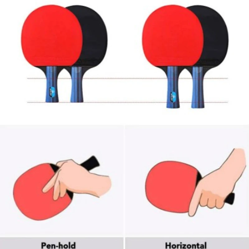 2PCS Ping Pong Table Tennis Blade Bat Set Professional Rubber Long Short Handle Ping Pong Racket Paddle With 3 Balls 1 Carry Bag
2PCS Ping Pong Table Tennis Blade Bat Set Professional Rubber Long Short Handle Ping Pong Racket Paddle With 3 Balls 1 Carry Bag