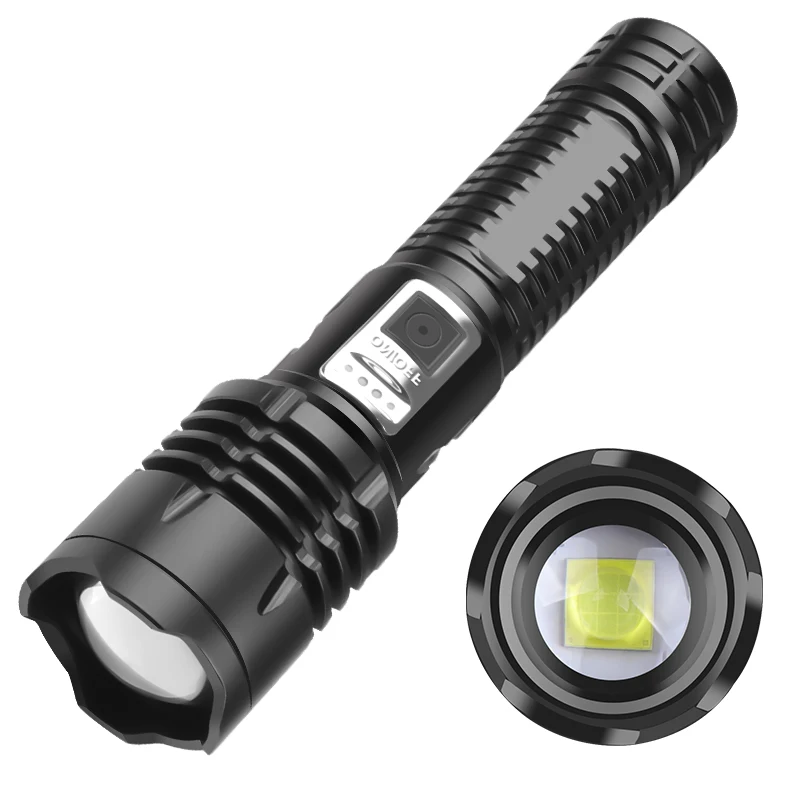 Long Shot Camping Flashlight USB Fast Charging Smart Led Electric Display Light with Spotlight Mode Outdoor Camping Tools
Long Shot Camping Flashlight USB Fast Charging Smart Led Electric Display Light with Spotlight Mode Outdoor Camping Tools
