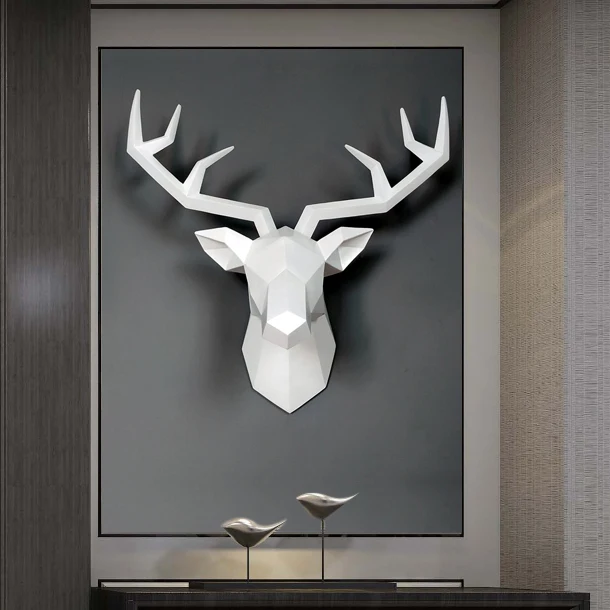 Home Decor,Statue,Large Size,Deer Sculpture,50*49*20cm,Wall Decoration Accessories,Modern,Living Room Decorative,Art Figurine
Home Decor,Statue,Large Size,Deer Sculpture,50*49*20cm,Wall Decoration Accessories,Modern,Living Room Decorative,Art Figurine