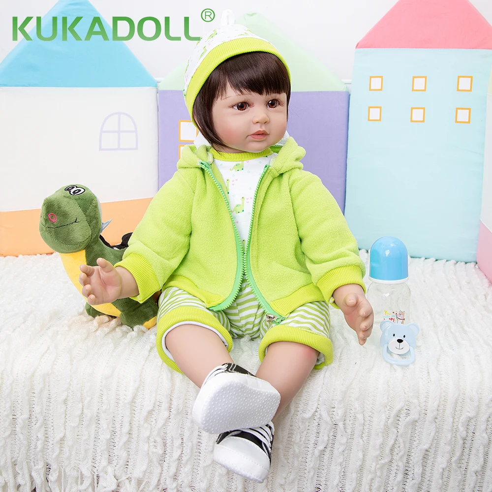 KUKADOLL 24 Inch Lifelike Cloth Body Reborn Baby Dolls Big Eyes Short Hair Reborn Boy Doll Toys Birthday Gifts For Childrens
KUKADOLL 24 Inch Lifelike Cloth Body Reborn Baby Dolls Big Eyes Short Hair Reborn Boy Doll Toys Birthday Gifts For Childrens
