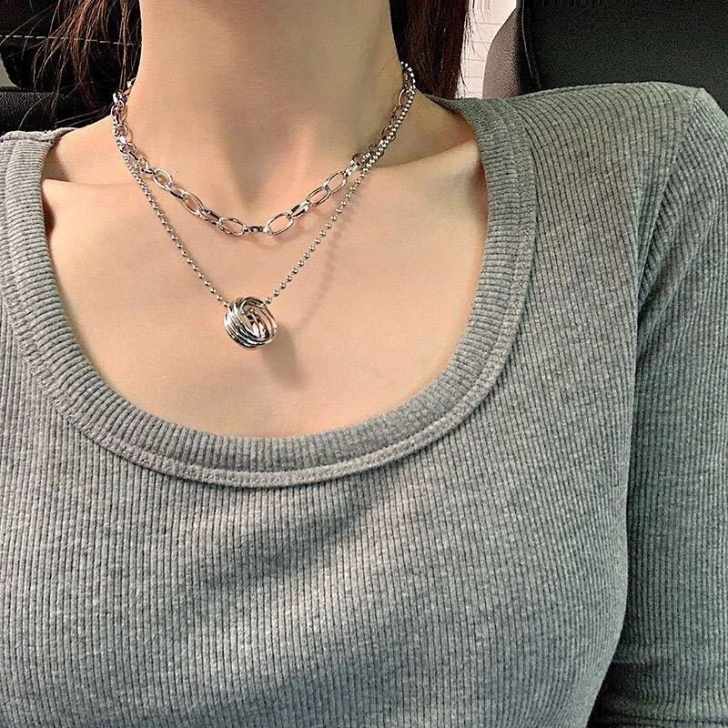 Newest Hot Party Fashion Multilayer Long Chain Necklace Women Gifts Geometric Zinc Alloy Pendant Necklace Accessories Jewelry
Newest Hot Party Fashion Multilayer Long Chain Necklace Women Gifts Geometric Zinc Alloy Pendant Necklace Accessories Jewelry