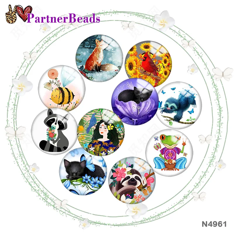 Animal 12mm//18mm/20mm/25mm Round photo glass cabochon demo flat back Making findings PartnerBeads N4961
Animal 12mm//18mm/20mm/25mm Round photo glass cabochon demo flat back Making findings PartnerBeads N4961