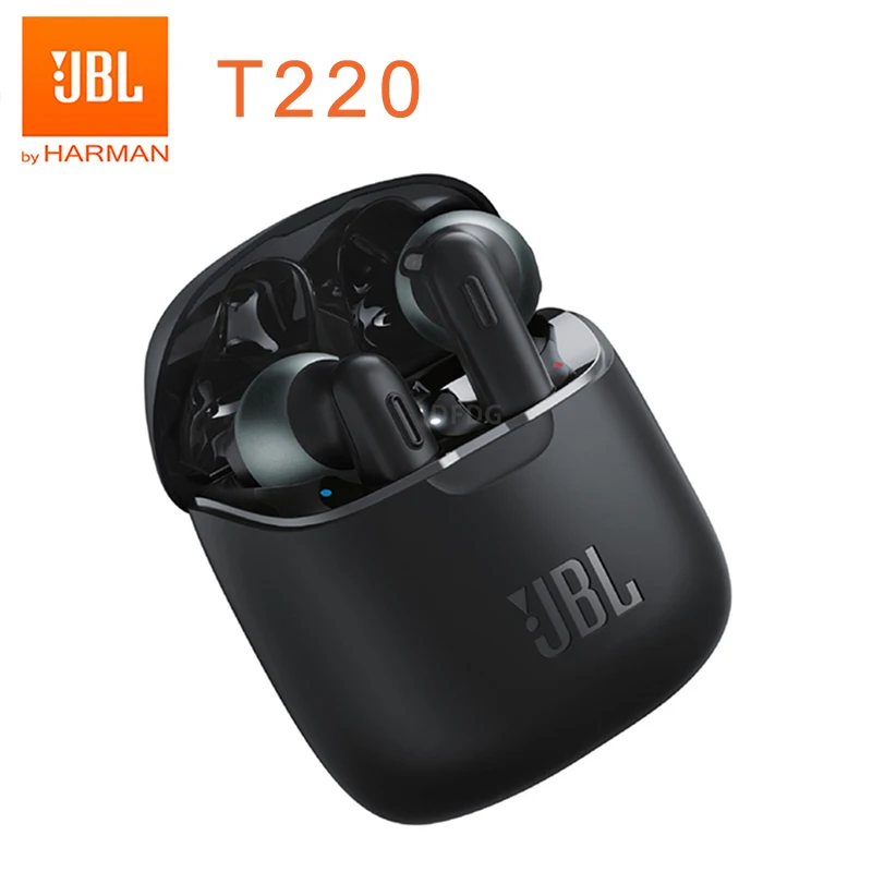 

Беспроводные наушники JBL TUNE 220TWS Bluetooth JBL, наушники T220 TWS, стереонаушники-вкладыши с басами, наушники, гарнитура с зарядным чехлом