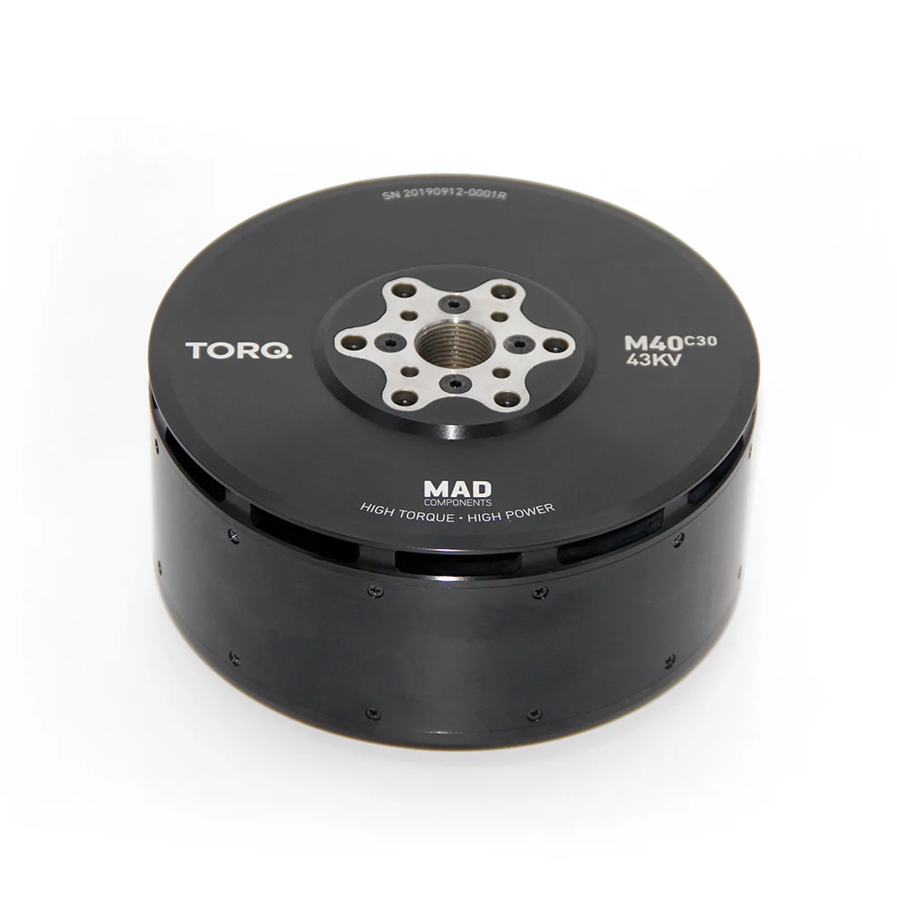 MAD M40 C30 PRO 43KV high thrust and powerful brushless drone motor for agriculture multirotor with 47X13.1 IN PROP
MAD M40 C30 PRO 43KV high thrust and powerful brushless drone motor for agriculture multirotor with 47X13.1 IN PROP