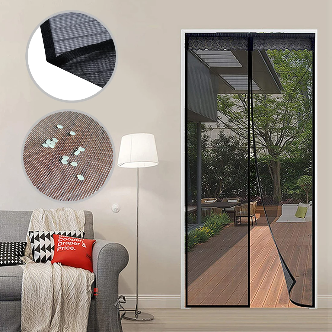 Summer Anti Mosquito Insect Fly Bug Curtain Magnetic Net Mesh Automatic Closing White/Black Door Screen Kitchen Curtain 80-120cm
Summer Anti Mosquito Insect Fly Bug Curtain Magnetic Net Mesh Automatic Closing White/Black Door Screen Kitchen Curtain 80-120cm