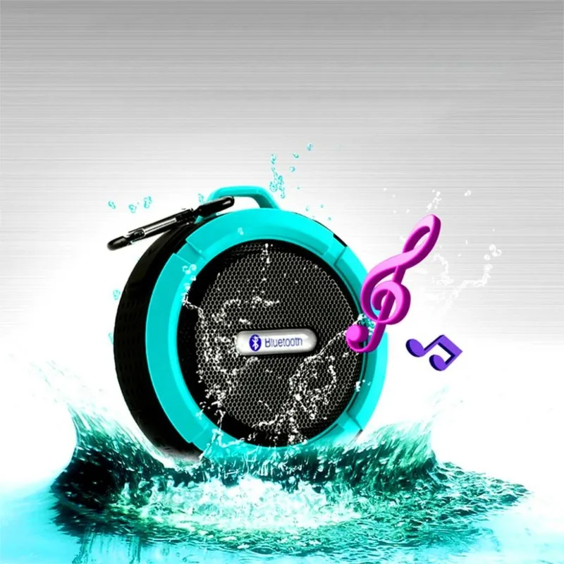 

C6 Waterproof Outdoor Bluetooth Speaker IPX7 Portable Wireless Stereo Loudspeaker Shower Bicycle Speakers with Suction Cup