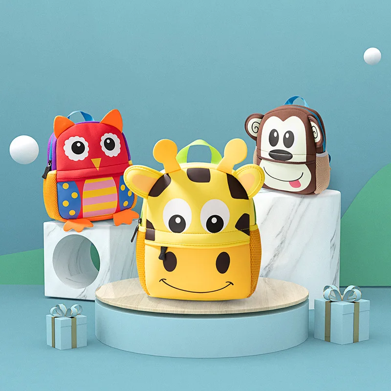 2020 Новый 3D животных для детей от двух до восьми рюкзаки с фирменным дизайном