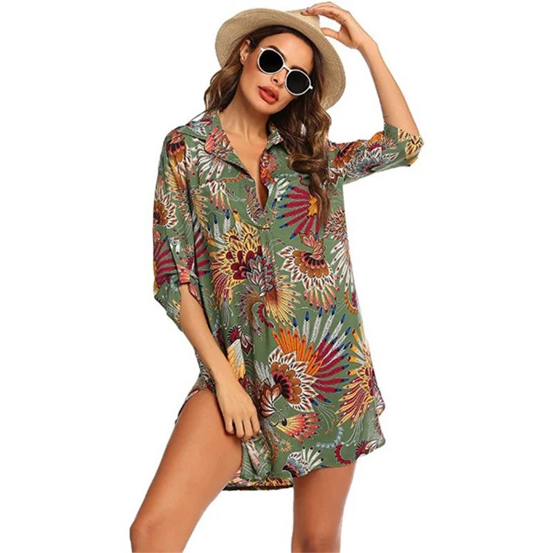 2021 European and American New Women's Swimsuit Beach Blouse Bikini Swimsuit Beach Sun Protection Clothing Women Blouses
2021 European and American New Women's Swimsuit Beach Blouse Bikini Swimsuit Beach Sun Protection Clothing Women Blouses