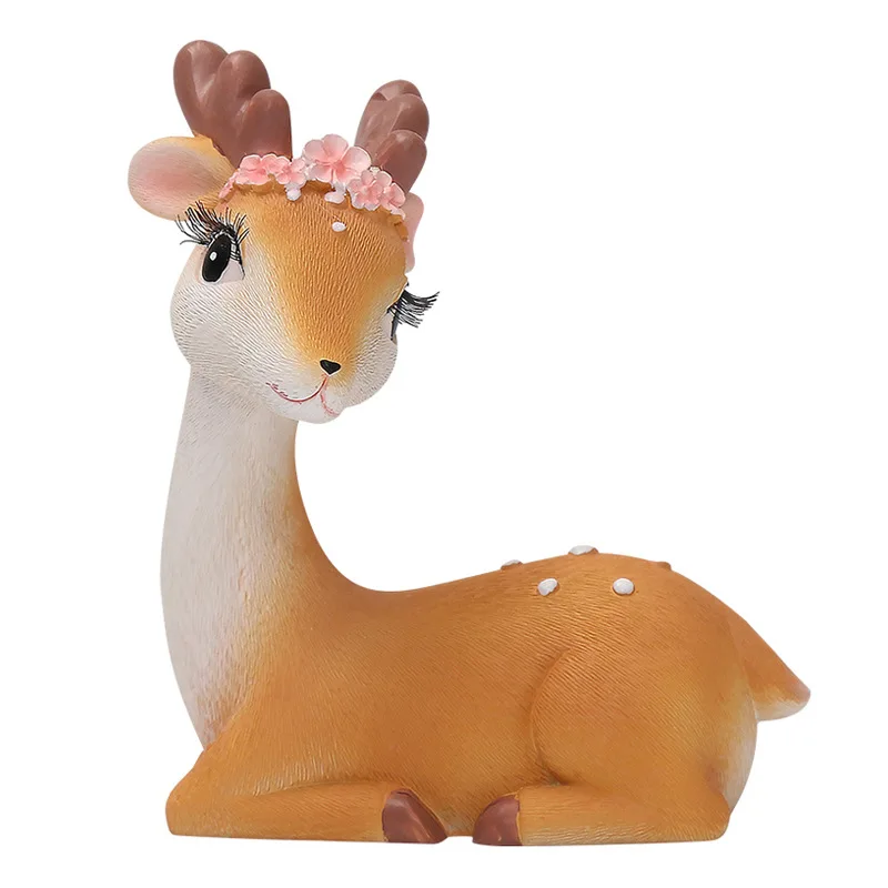 New Fawn Model Resin Figurines Cartoon Deer Toy Kawaii Wedding Decorative Accessories Party Desktop TV Household Decoration Gift
New Fawn Model Resin Figurines Cartoon Deer Toy Kawaii Wedding Decorative Accessories Party Desktop TV Household Decoration Gift